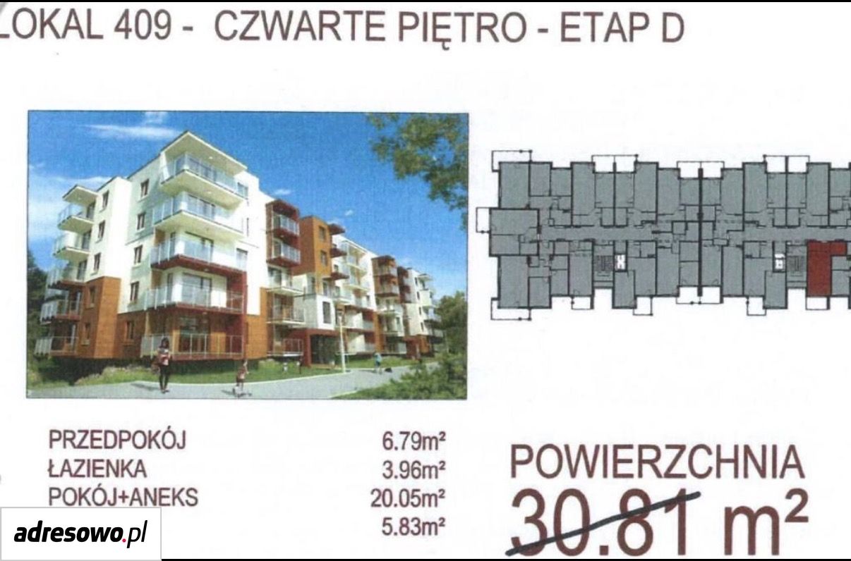 Mieszkanie 1-pokojowe Kołobrzeg, ul. Klonowa. Zdjęcie 14