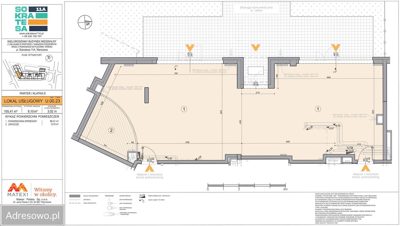 Lokal Warszawa Bielany, ul. Sokratesa. Zdjęcie 4