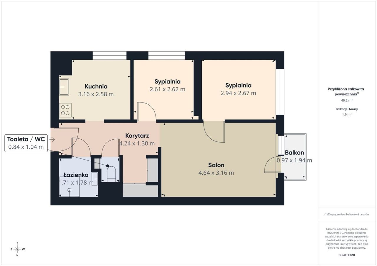 Mieszkanie 3-pokojowe Dąbrowa Górnicza Gołonóg, ul. Tysiąclecia. Zdjęcie 23