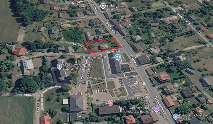Działka inwestycyjna Babice