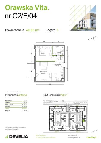 Mieszkanie 2-pokojowe Wrocław Ołtaszyn, ul. Orawska. Zdjęcie 8