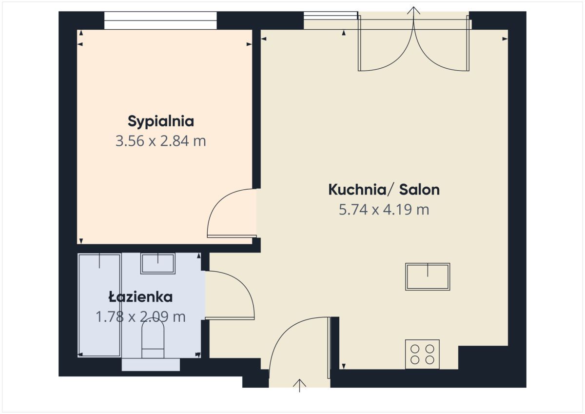 Mieszkanie 2-pokojowe Reda, ul. Olimpijska. Zdjęcie 15