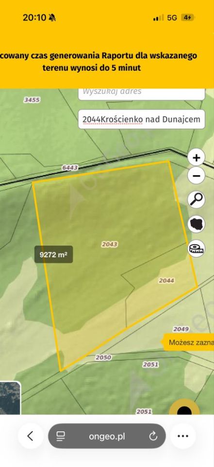 Działka rekreacyjna Grywałd. Zdjęcie 2