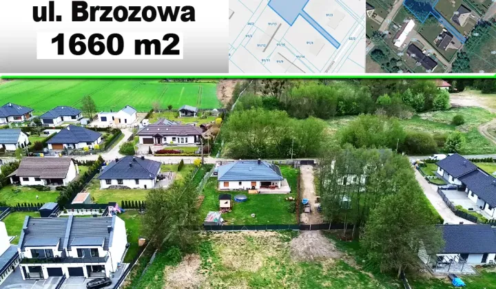 Działka budowlana Grudziądz Owczarki, Brzozowa