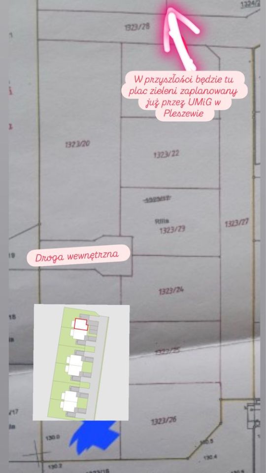 Działka inwestycyjna Pleszew, ul. Błotna. Zdjęcie 1