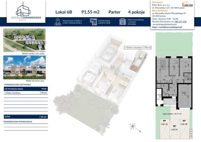 dom wolnostojący, 4 pokoje Ostrołęka, ul. Stefana Żeromskiego. Zdjęcie 10