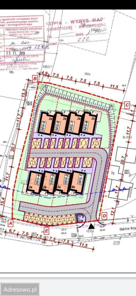 Działka budowlana Rzeszów, ul. Błękitne Wzgórze