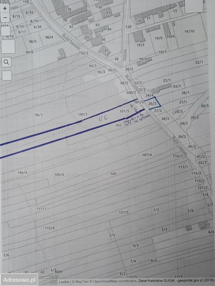 Działka inwestycyjna Będzin Warpie, ul. Rutki Laskier. Zdjęcie 2