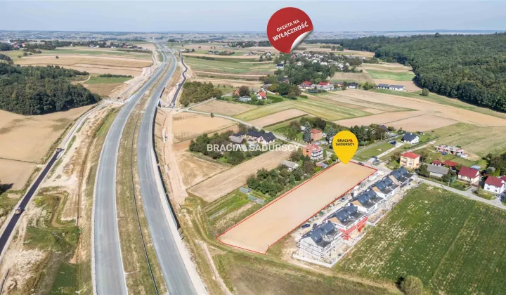 Działka inwestycyjna Zalesie