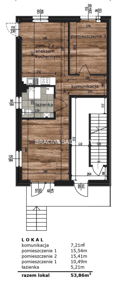 Mieszkanie 5-pokojowe Kraków Podgórze, ul. Myśliwska. Zdjęcie 9