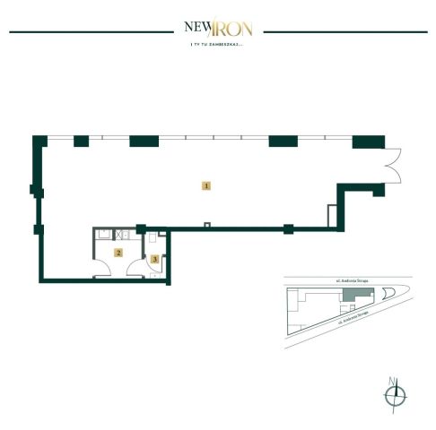 Lokal Łódź Śródmieście, ul. Andrzeja Struga. Zdjęcie 5