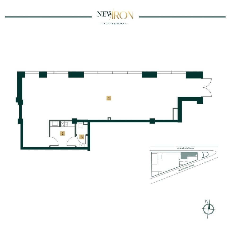 Lokal Łódź Śródmieście, ul. Andrzeja Struga. Zdjęcie 5