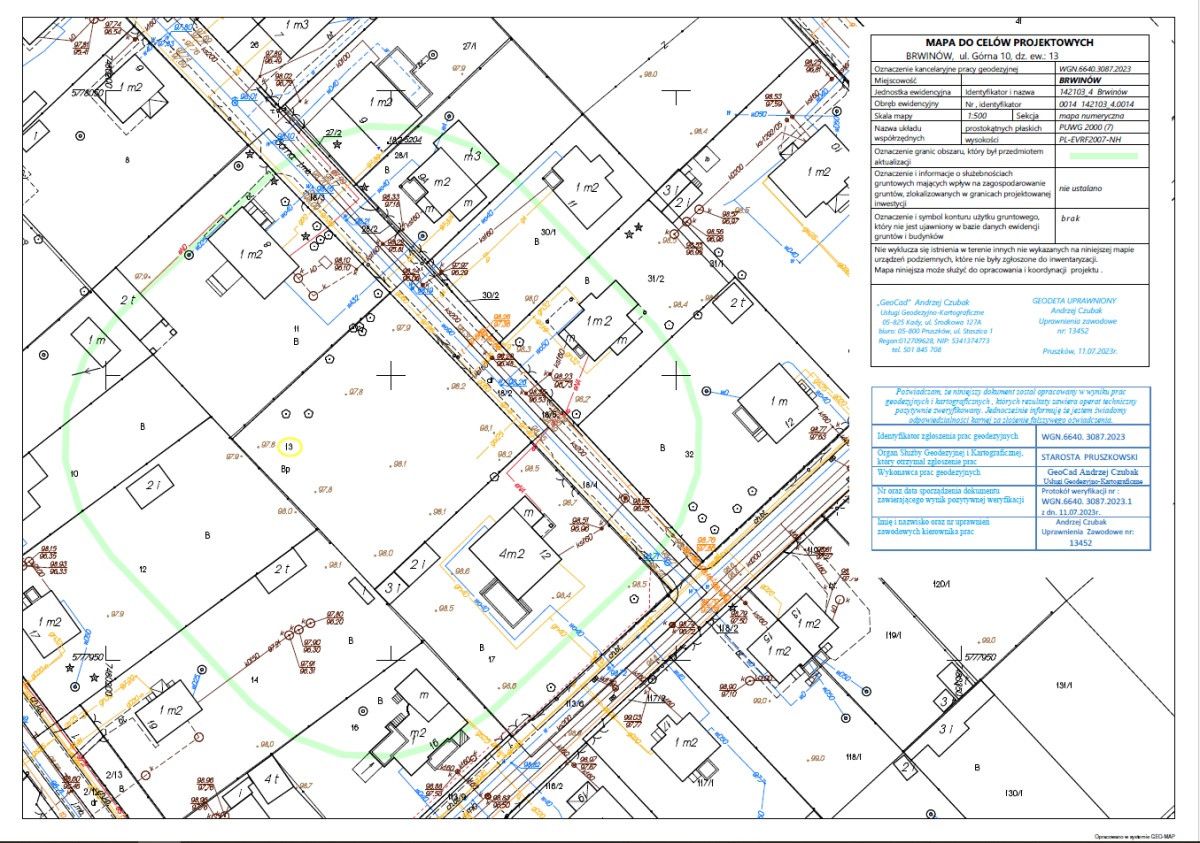 Działka budowlana Brwinów, ul. Górna. Zdjęcie 2