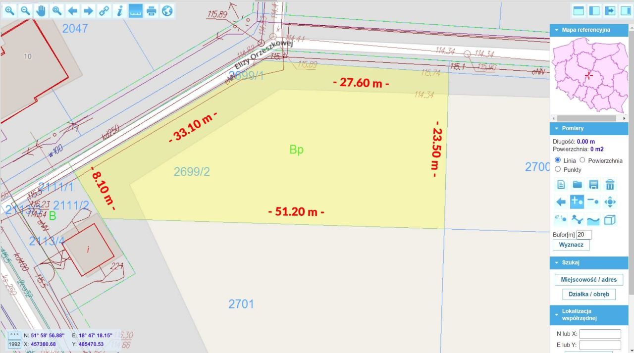 Działka budowlana Uniejów, ul. E. Orzeszkowej. Zdjęcie 2