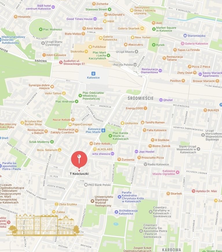 Mieszkanie 2-pokojowe Katowice, ul. Tadeusza Kościuszki. Zdjęcie 9