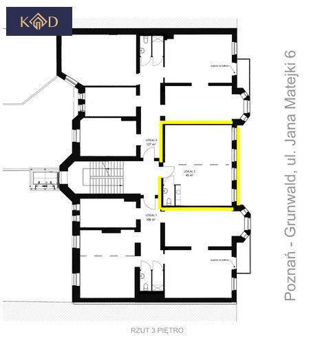 Lokal Poznań Grunwald, ul. Jana Matejki. Zdjęcie 2
