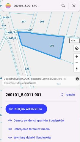 Działka rolna Galów. Zdjęcie 1