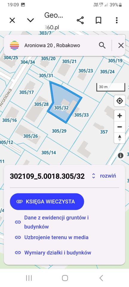 Działka budowlana Robakowo, ul. Aroniowa. Zdjęcie 2