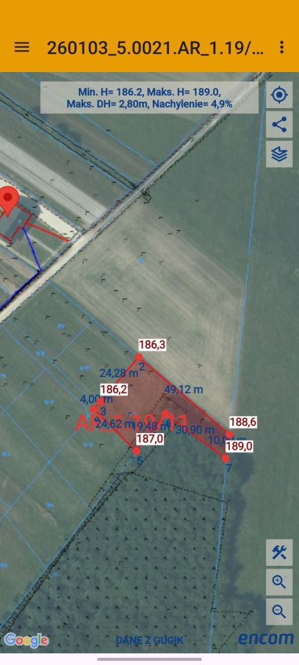 Działka budowlana Strożyska. Zdjęcie 2
