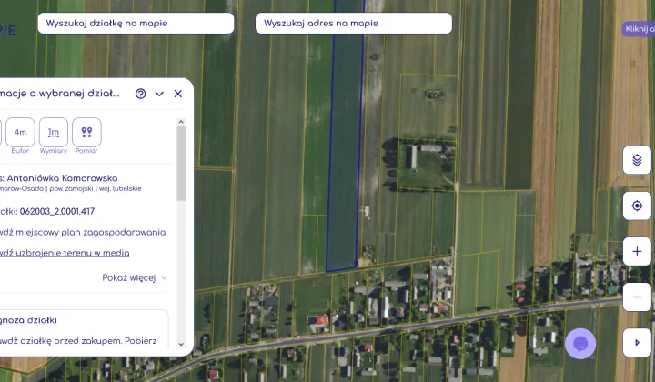 Działka rolna Antoniówka