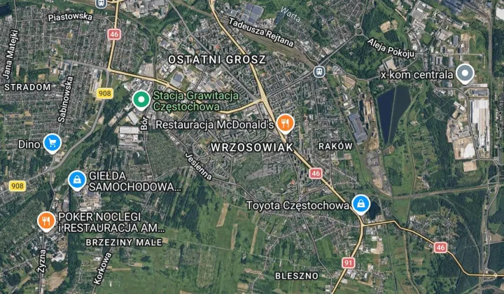 Mieszkanie 2-pokojowe Częstochowa Wrzosowiak, ul. Wierzbowa
