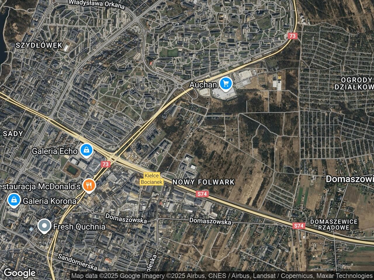 Działka budowlana Kielce Bocianek, ul. Świerczyńska