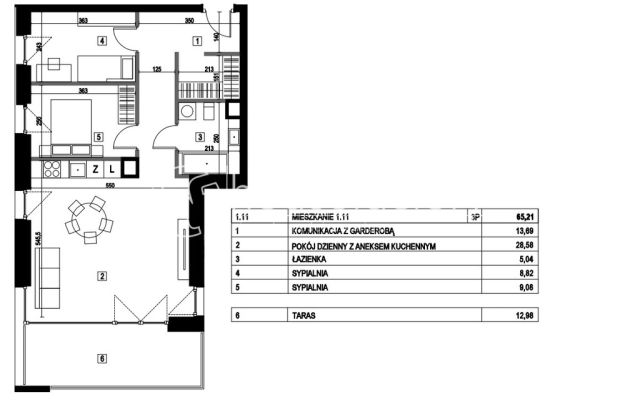 Mieszkanie 3-pokojowe Łódź Górna, ul. Sebastiana Felsztyńskiego. Zdjęcie 6