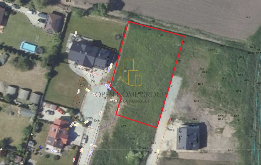 Działka budowlana Żórawina. Zdjęcie 1