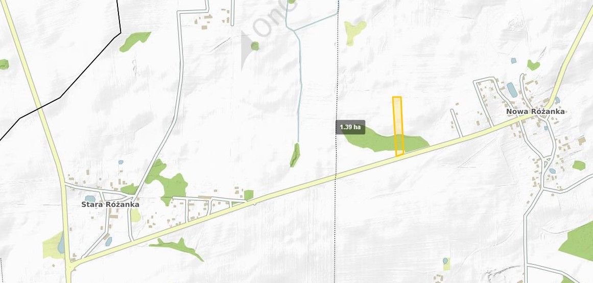 Działka budowlana Nowa Różanka. Zdjęcie 2
