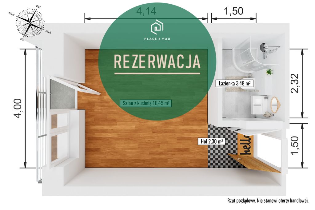 Mieszkanie 1-pokojowe Warszawa Ursus, ul. Franciszka Achera. Zdjęcie 22