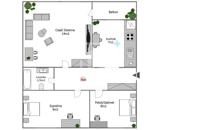 Mieszkanie 3-pokojowe Warszawa Praga-Południe, ul. Afrykańska. Zdjęcie 4