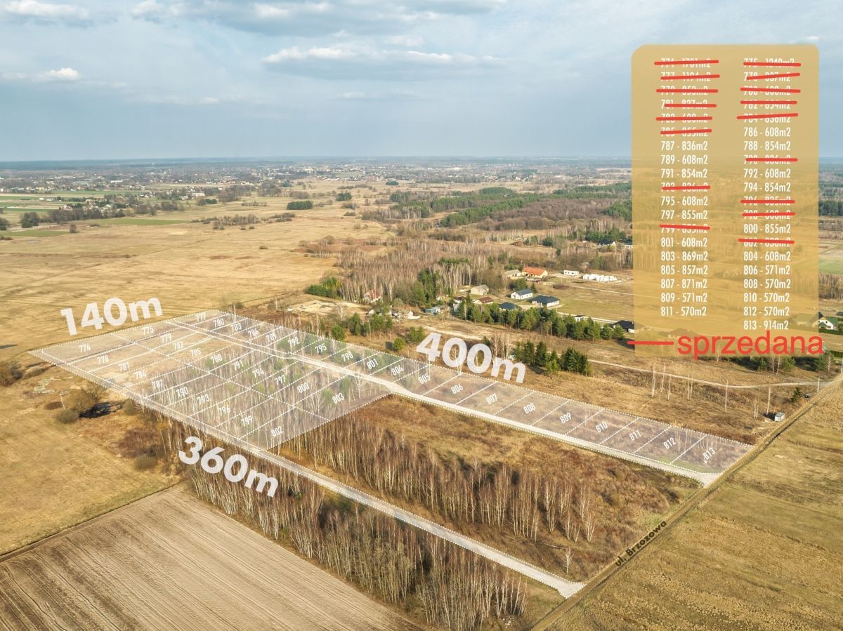 Działka budowlana Kąck. Zdjęcie 2