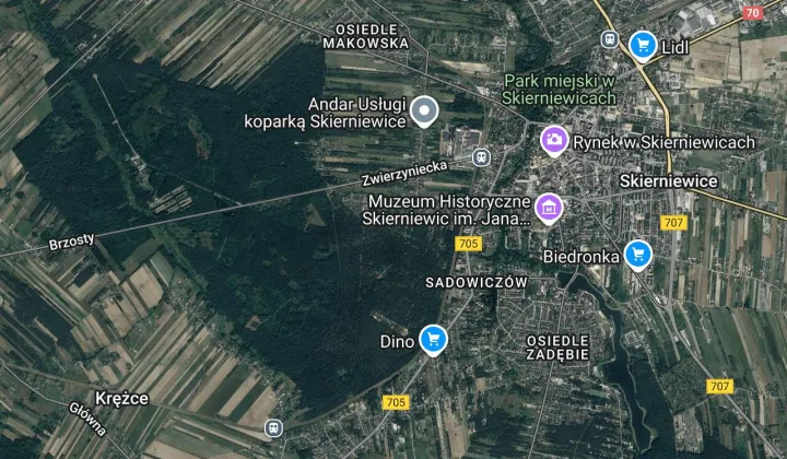 Działka budowlana Skierniewice, ul. Sosnowa