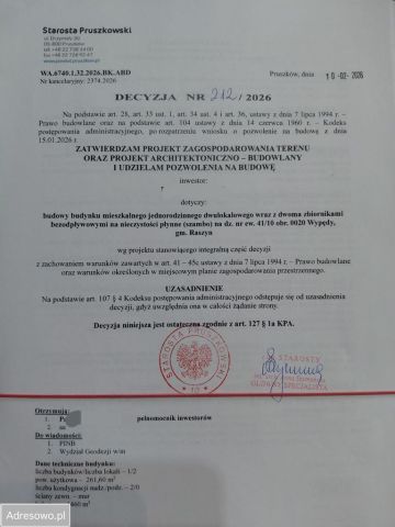 Działka inwestycyjna Wypędy. Zdjęcie 1