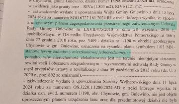 Działka rolno-budowlana Chynowie