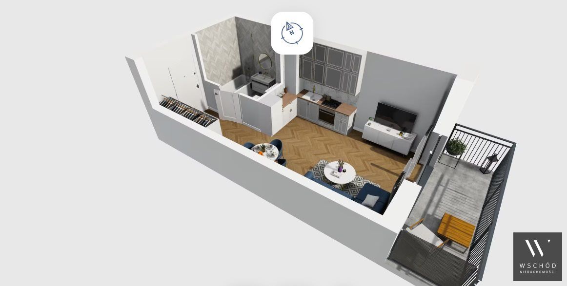 Mieszkanie 1-pokojowe Kraków Prądnik Biały. Zdjęcie 2