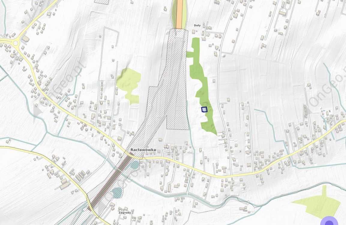 Działka budowlana Racławówka. Zdjęcie 7