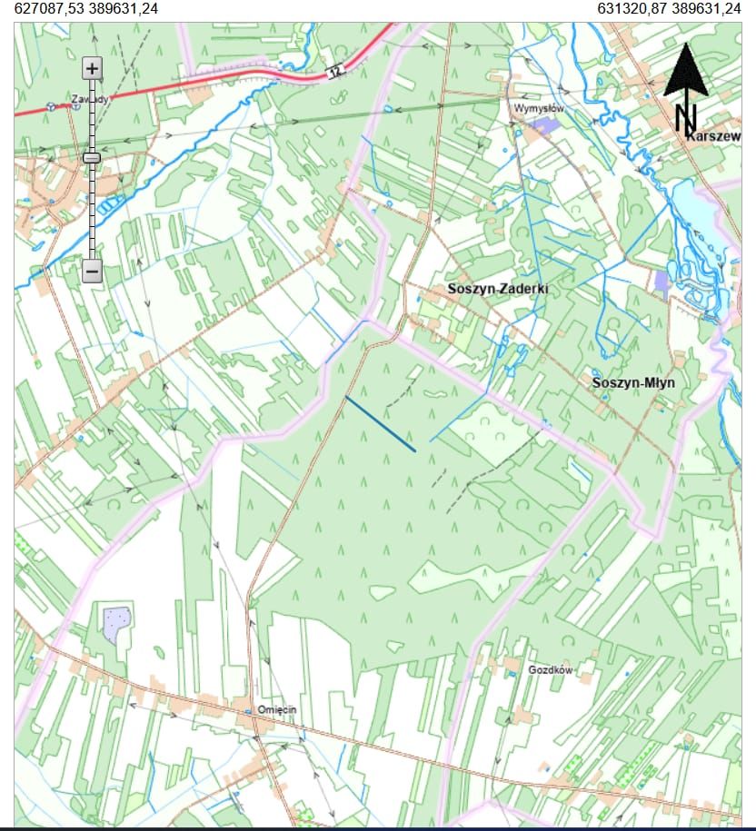 Działka leśna Omięcin, Omięcin. Zdjęcie 1