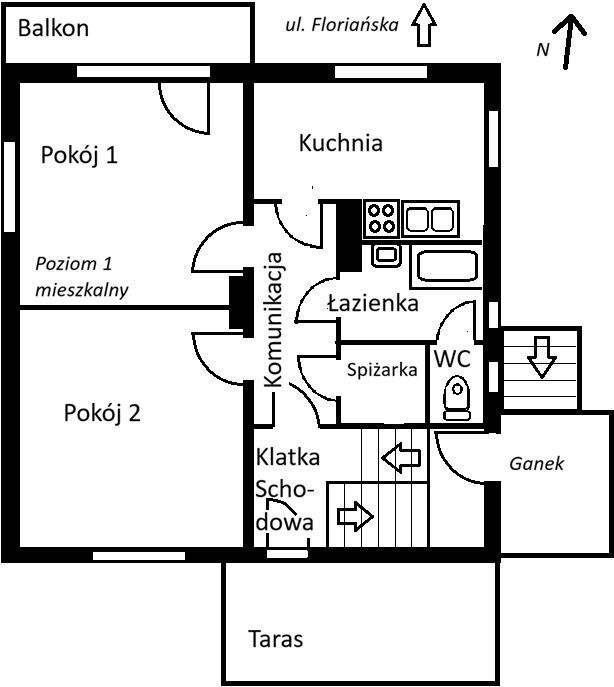 dom wolnostojący, 4 pokoje Jasło Sobniów, ul. Floriańska. Zdjęcie 17
