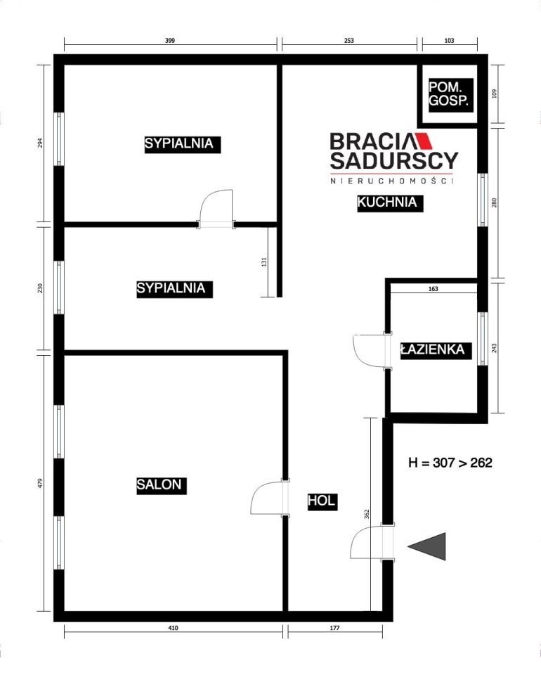 Mieszkanie 3-pokojowe Kraków Salwator, ul. Królowej Jadwigi. Zdjęcie 25