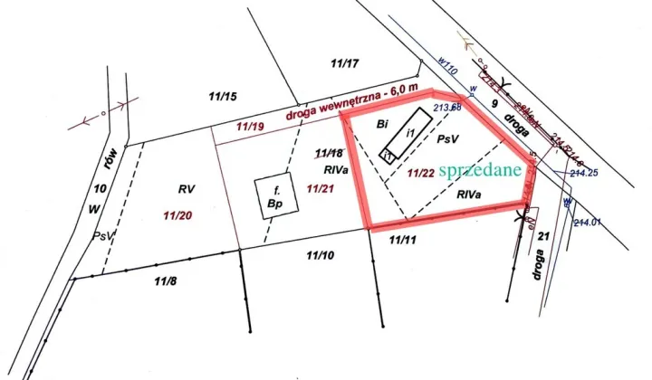 Działka budowlana Kałduny