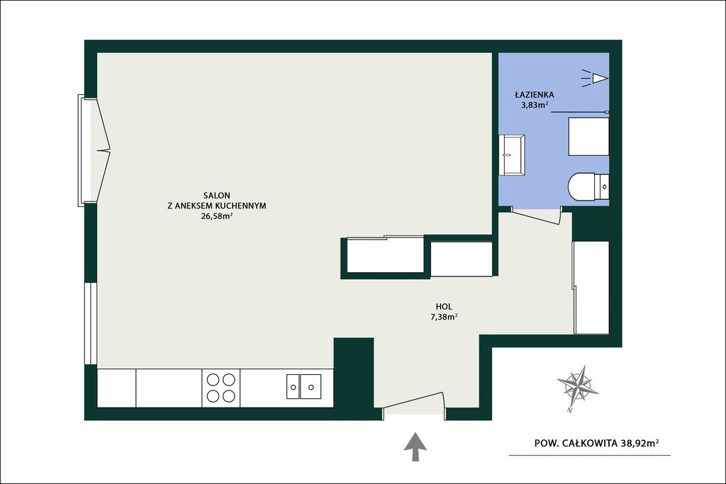 Mieszkanie 1-pokojowe Warszawa Bemowo, ul. Lazurowa. Zdjęcie 6