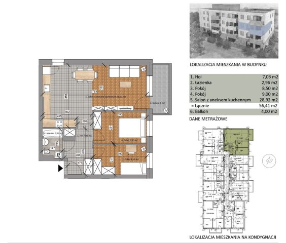 Mieszkanie 3-pokojowe Białystok Starosielce, ul. Klepacka. Zdjęcie 9