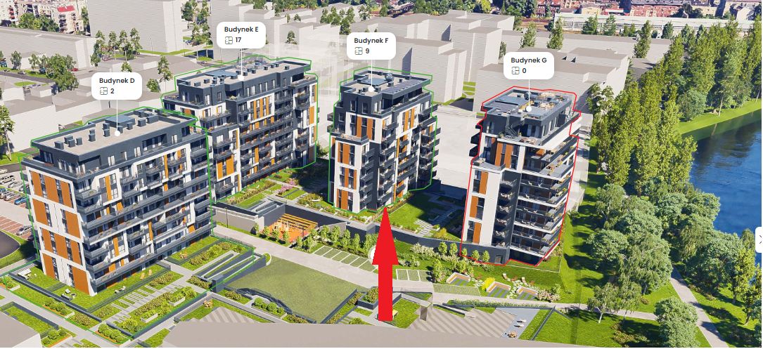 Mieszkanie 2-pokojowe Katowice Dolina Trzech Stawów, ul. gen. Władysława Sikorskiego. Zdjęcie 2