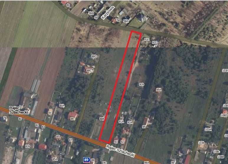 Działka budowlana Rajec Szlachecki. Zdjęcie 2