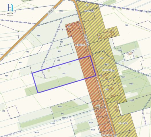Działka inwestycyjna Nieborów, ul. Wschodnia. Zdjęcie 1