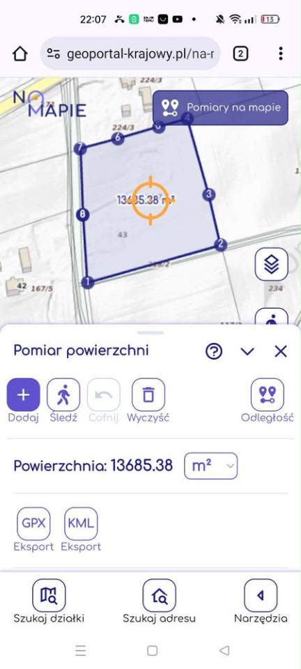 Działka rolna Rypałki Prywatne. Zdjęcie 3