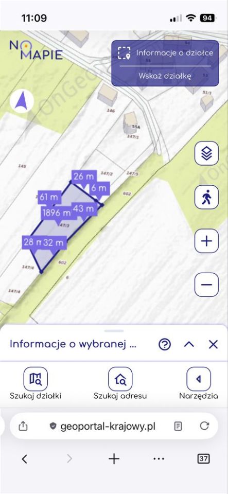 Działka budowlana Trzebusz. Zdjęcie 1