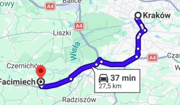 Działka budowlana Facimiech