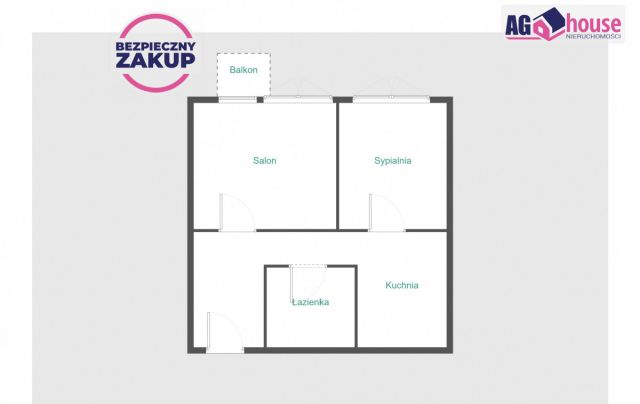 Mieszkanie 2-pokojowe Gdańsk Żabianka, ul. Jakuba Wejhera. Zdjęcie 1